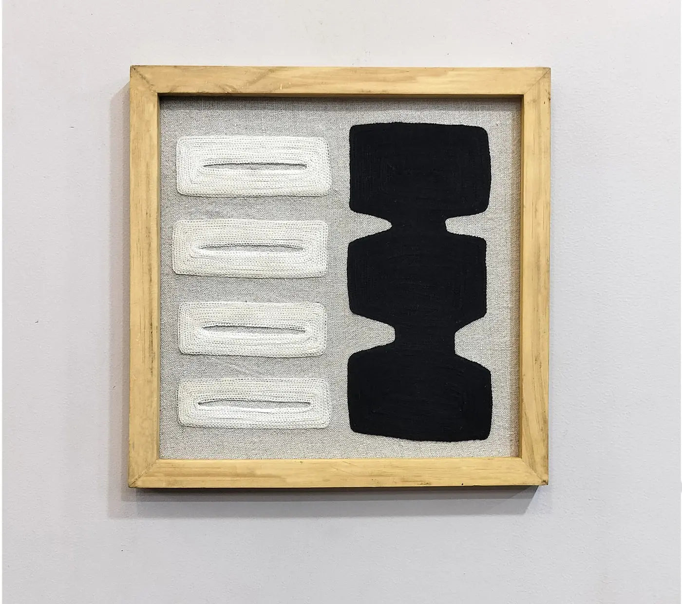 Geo Pattern Embroidered wall art House of Omaya