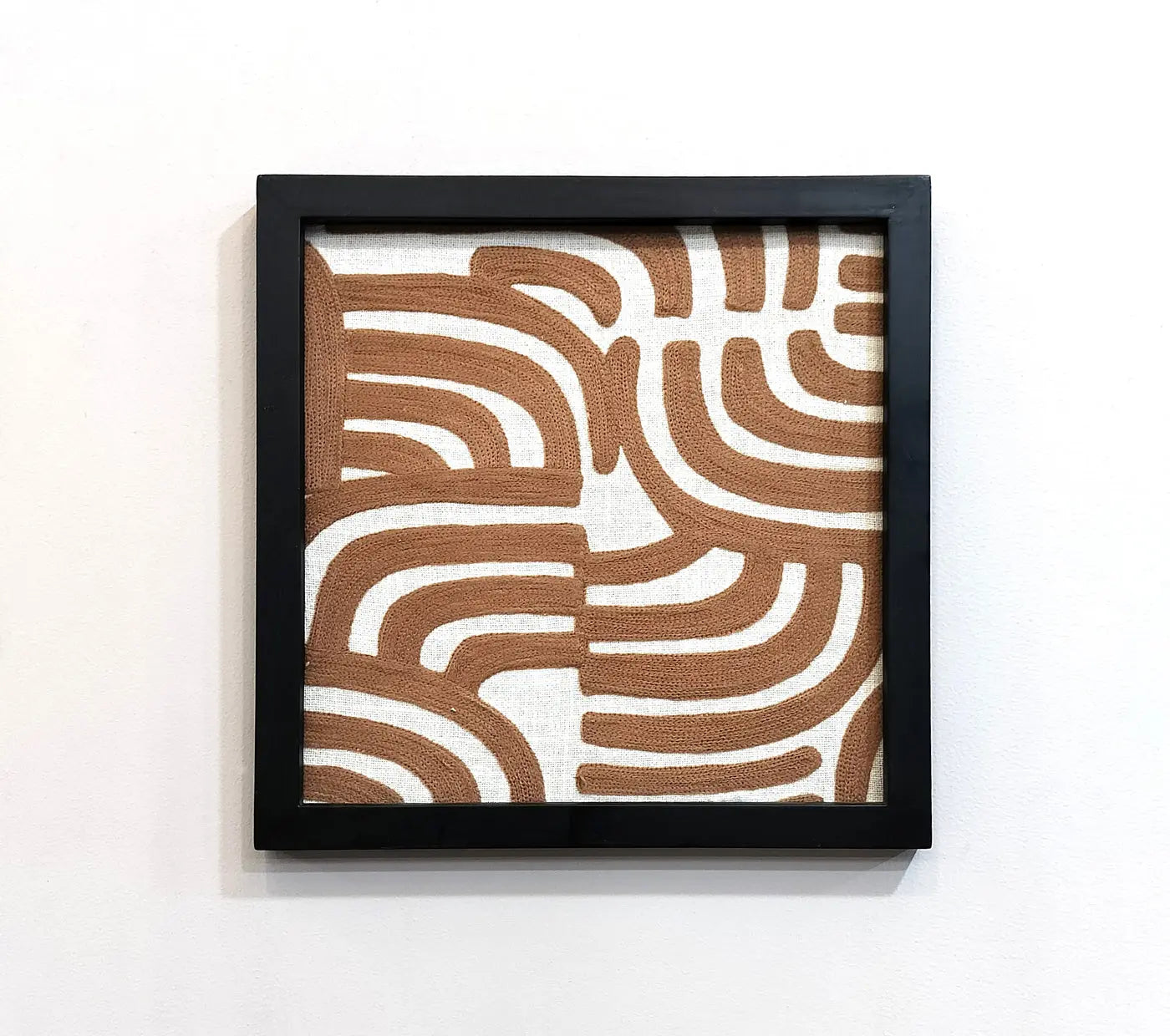 Midcentury embroidered wall art House of Omaya