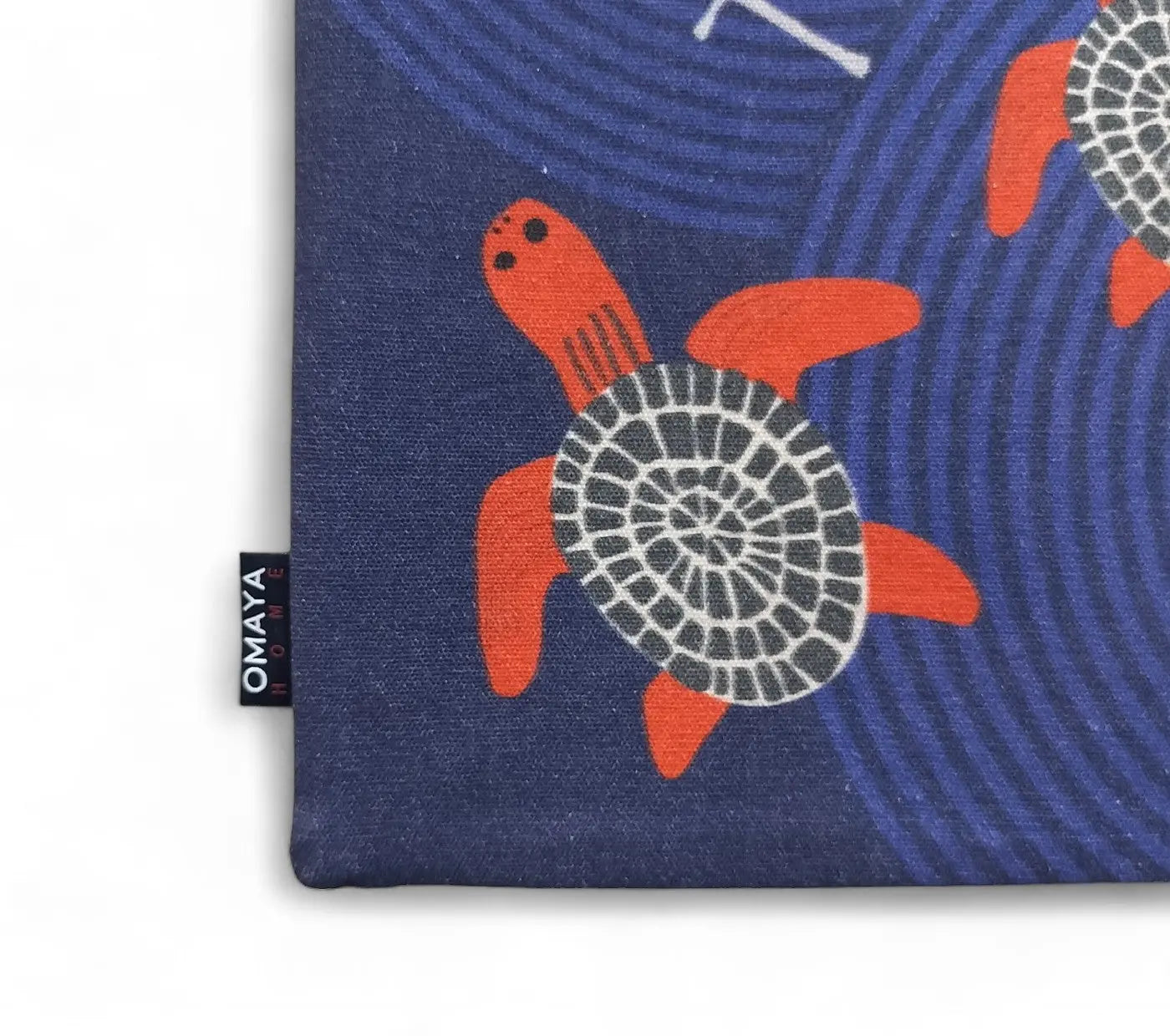 House of Omaya Printed Baby Red Turtle Cotton Canvas Tote Bag (Size 34x36 Cms.) House of Omaya