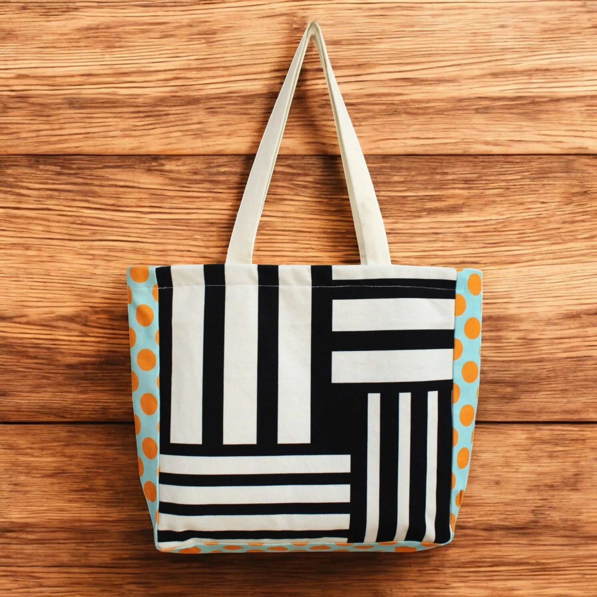 House of Omaya ( K )Alphabet Printed Customizable Embroidery Name Initial Canvas Tote bag 34x36 cm. Personalized tote bag Name Initial tote bag Product vendor