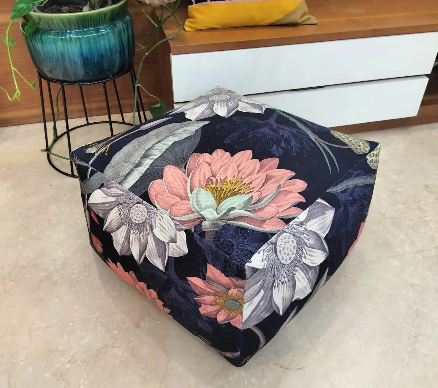 Nelumbo Pouffe House of Omaya