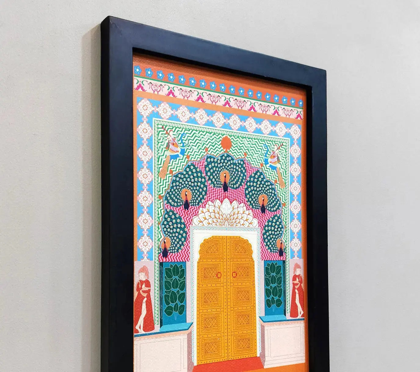 Peacock Gate Wall Art House of Omaya