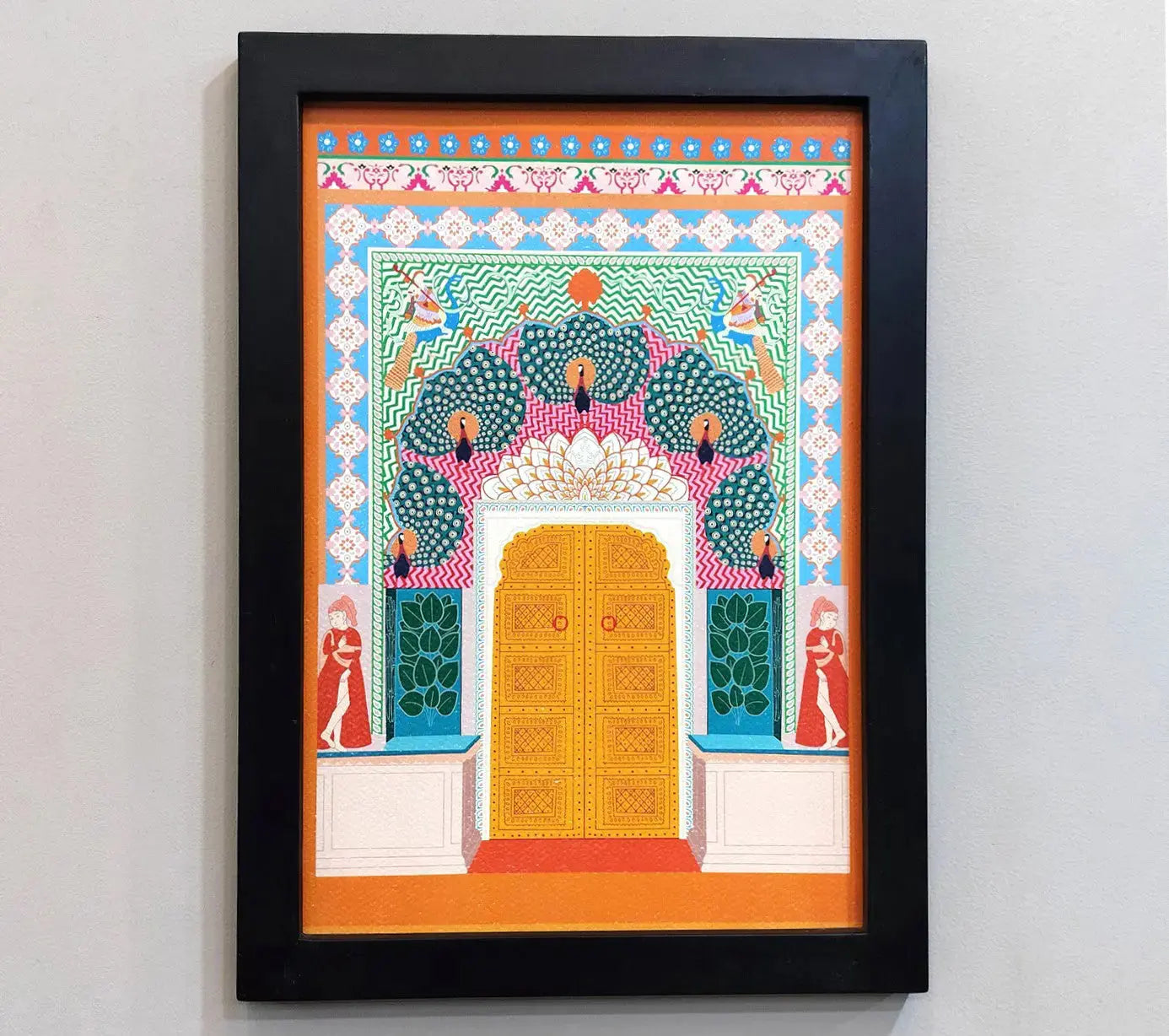 Peacock Gate Wall Art House of Omaya