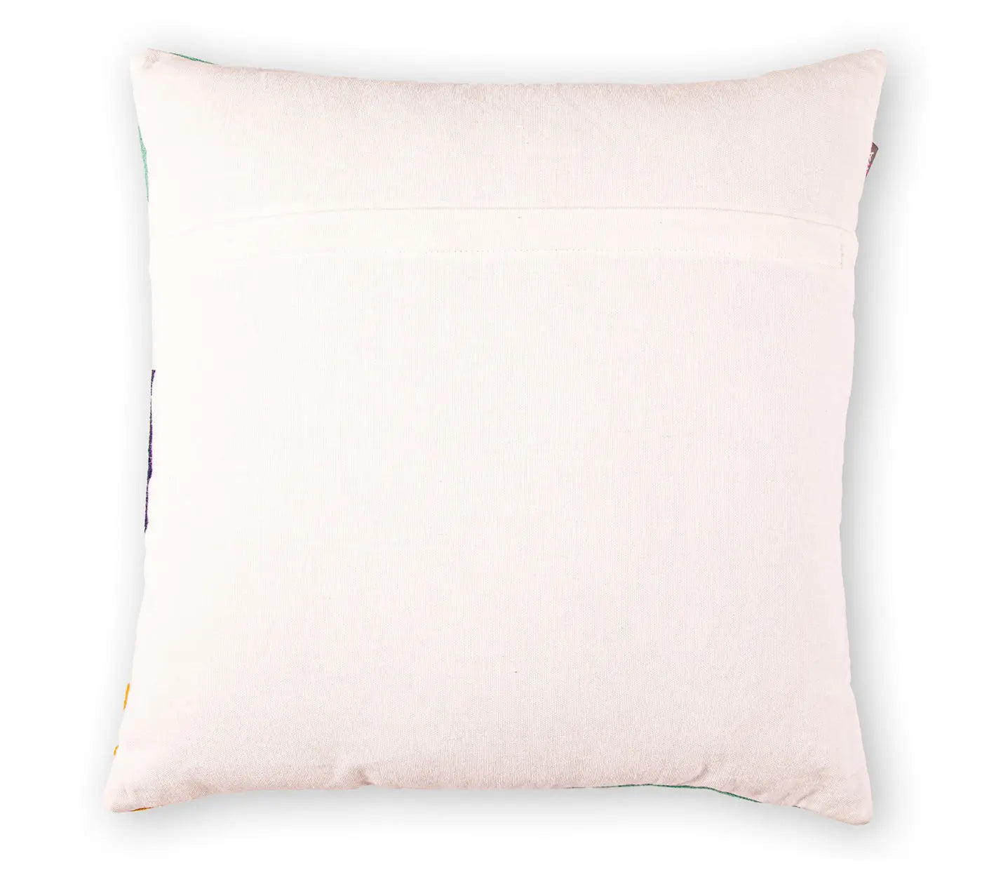 Multicolour waves Embroidered Cushion Cover Size 50X50Cms