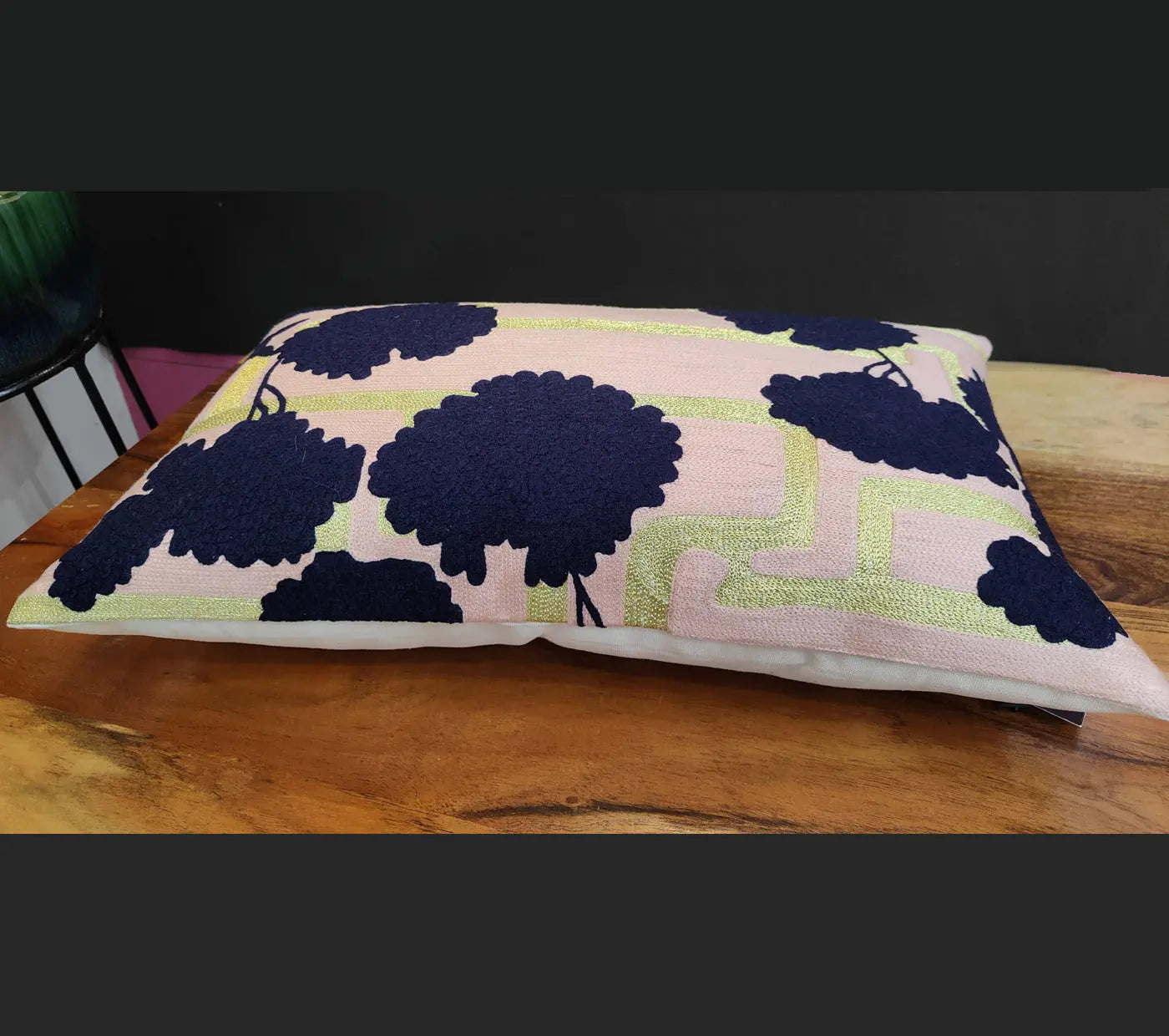 Modern Floral Garden Cushion Size 30X50Cms House of Omaya