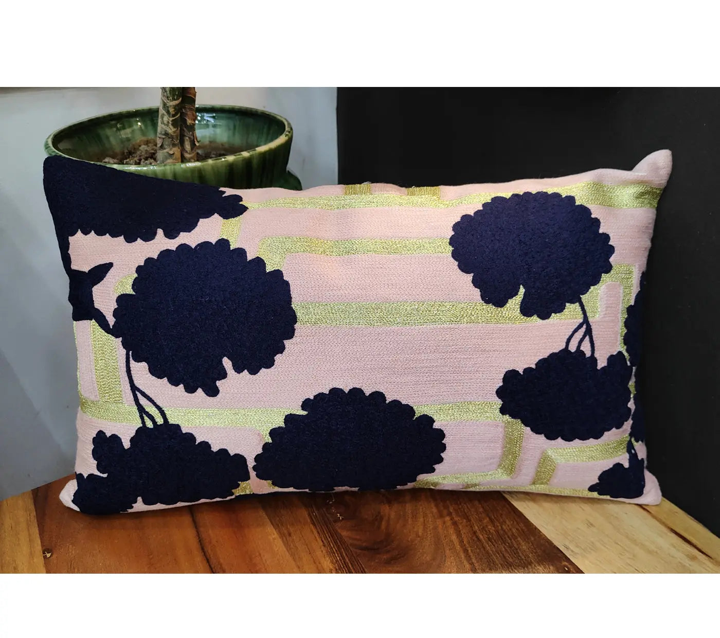 Modern Floral Garden Cushion Size 30X50Cms