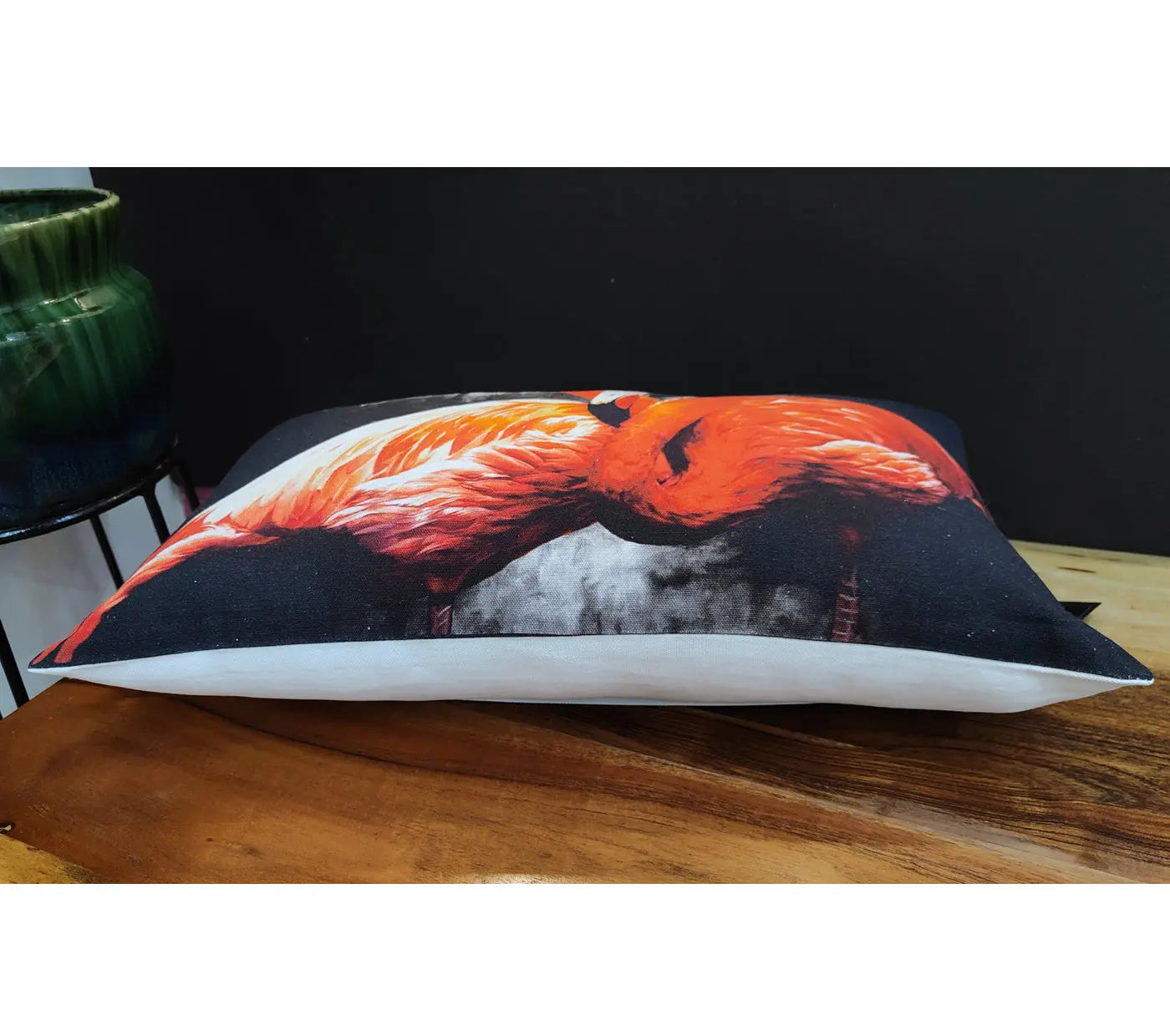 2 Swans Printed Cushion Cover Size 30X50Cms House of Omaya