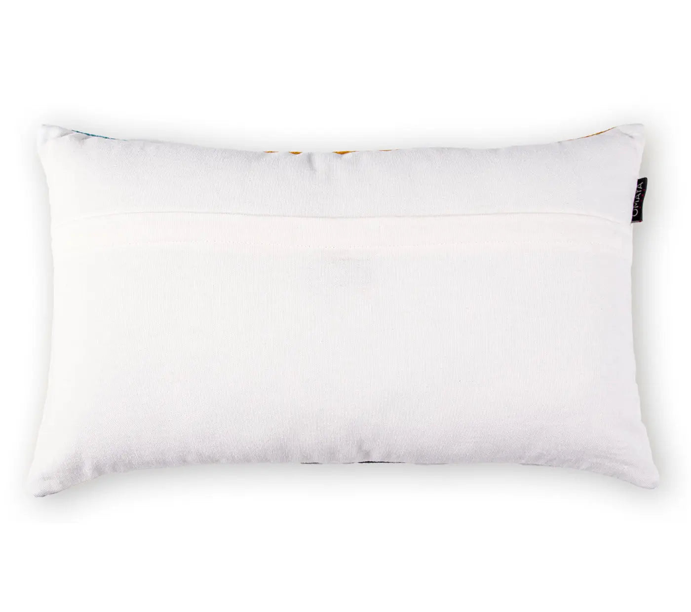 Geo Diagonal Stripes Embroidered Cushion Cover Size 30X50Cms House of Omaya