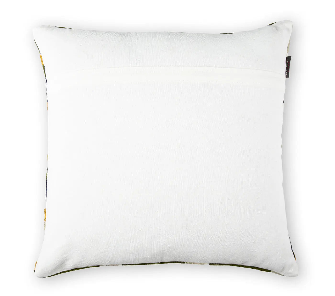 Overlapped Rectangles Embroidered Cushion Size 50X50Cms