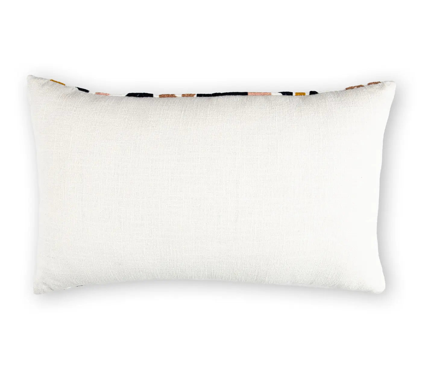 Beautiful Chainstitch embroidery in Modern Geo Floral Pattern Cushion Cover Size 30X50 House of Omaya