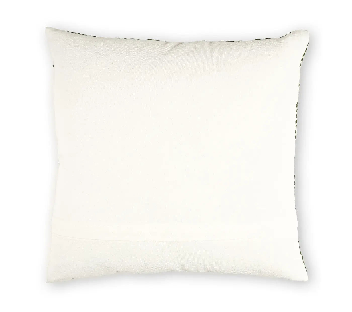 Olive Ferns Embroidered Cushion Cover Size 50X50Cms House of Omaya