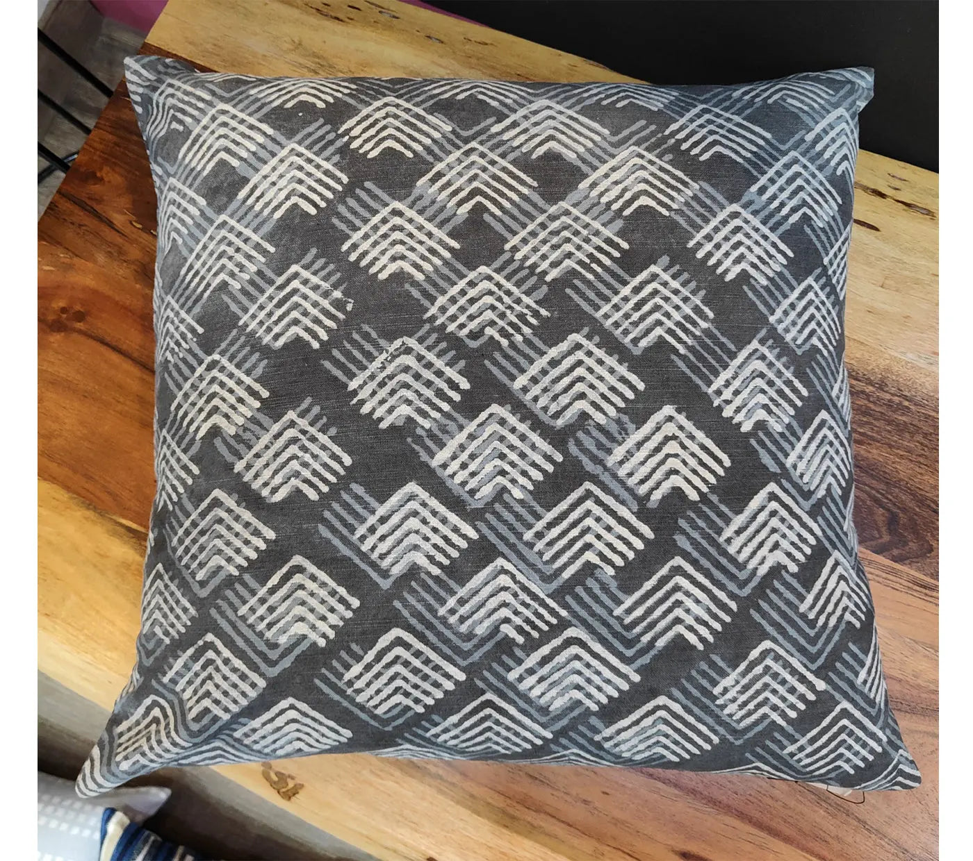 Hand Block Printed Cushion Cover Size 50X50Cms House of Omaya