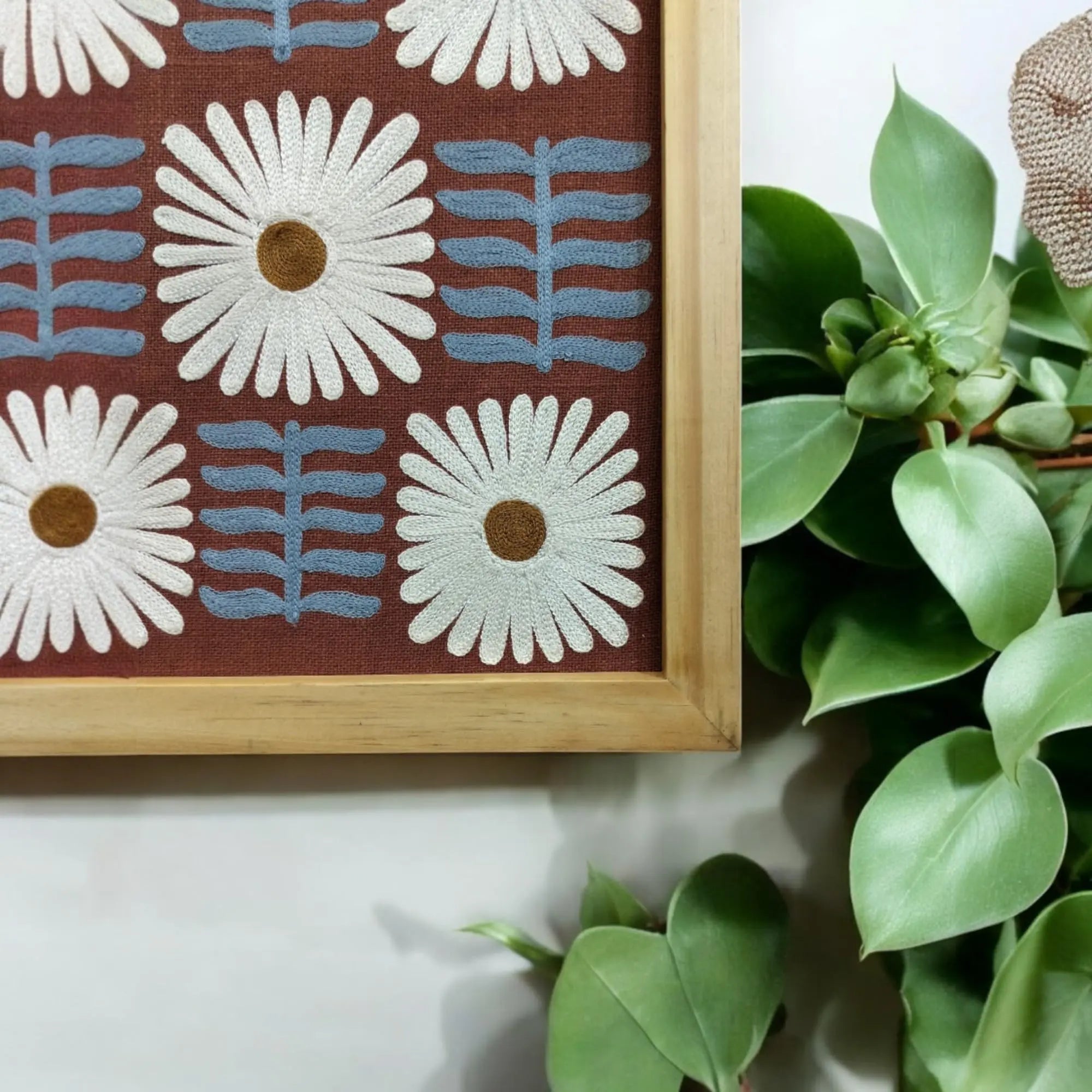 OMAYAhome Daisy Pattern Wall Art Product vendor