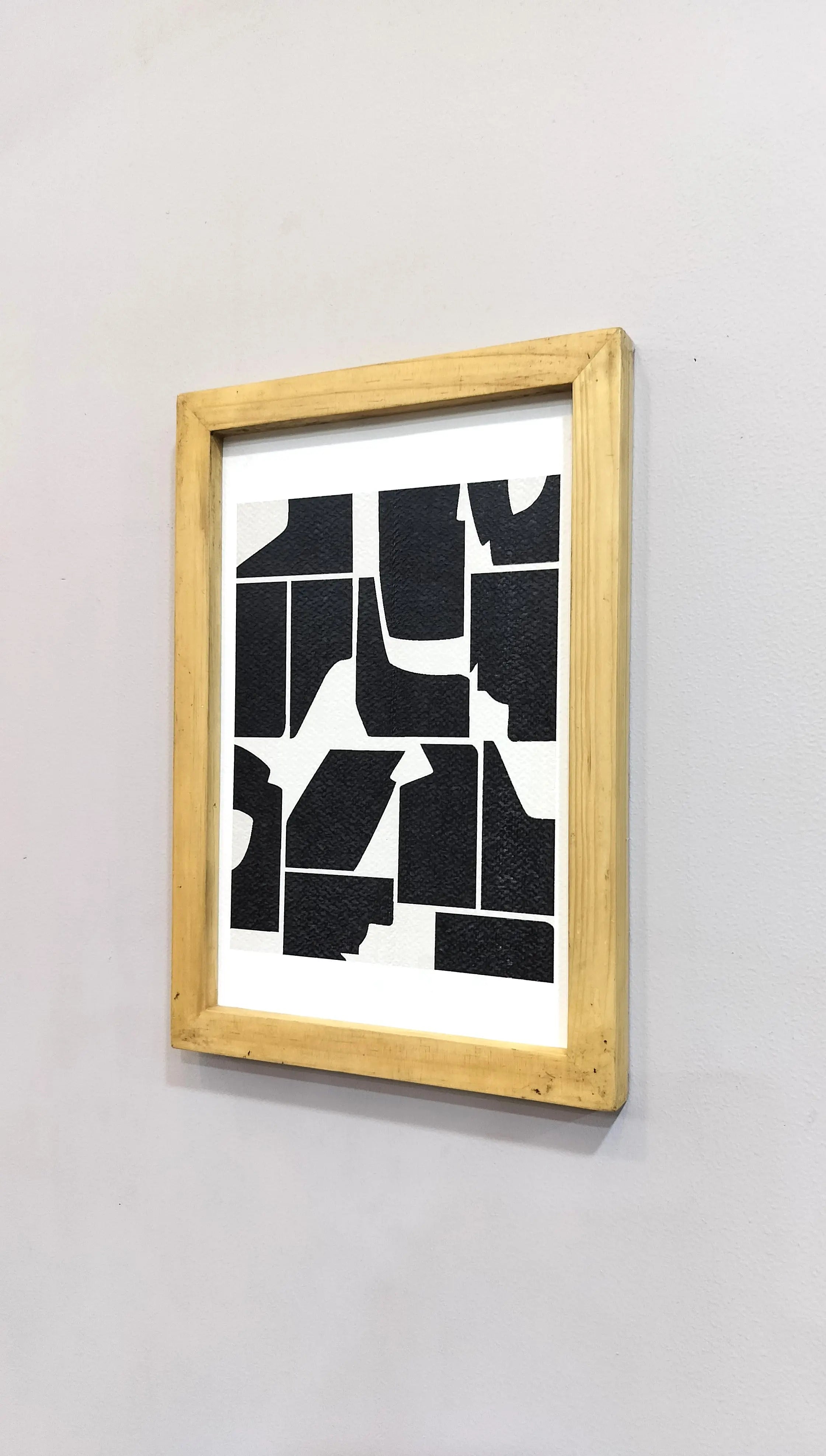 black and white abstract Wall Art House of Omaya