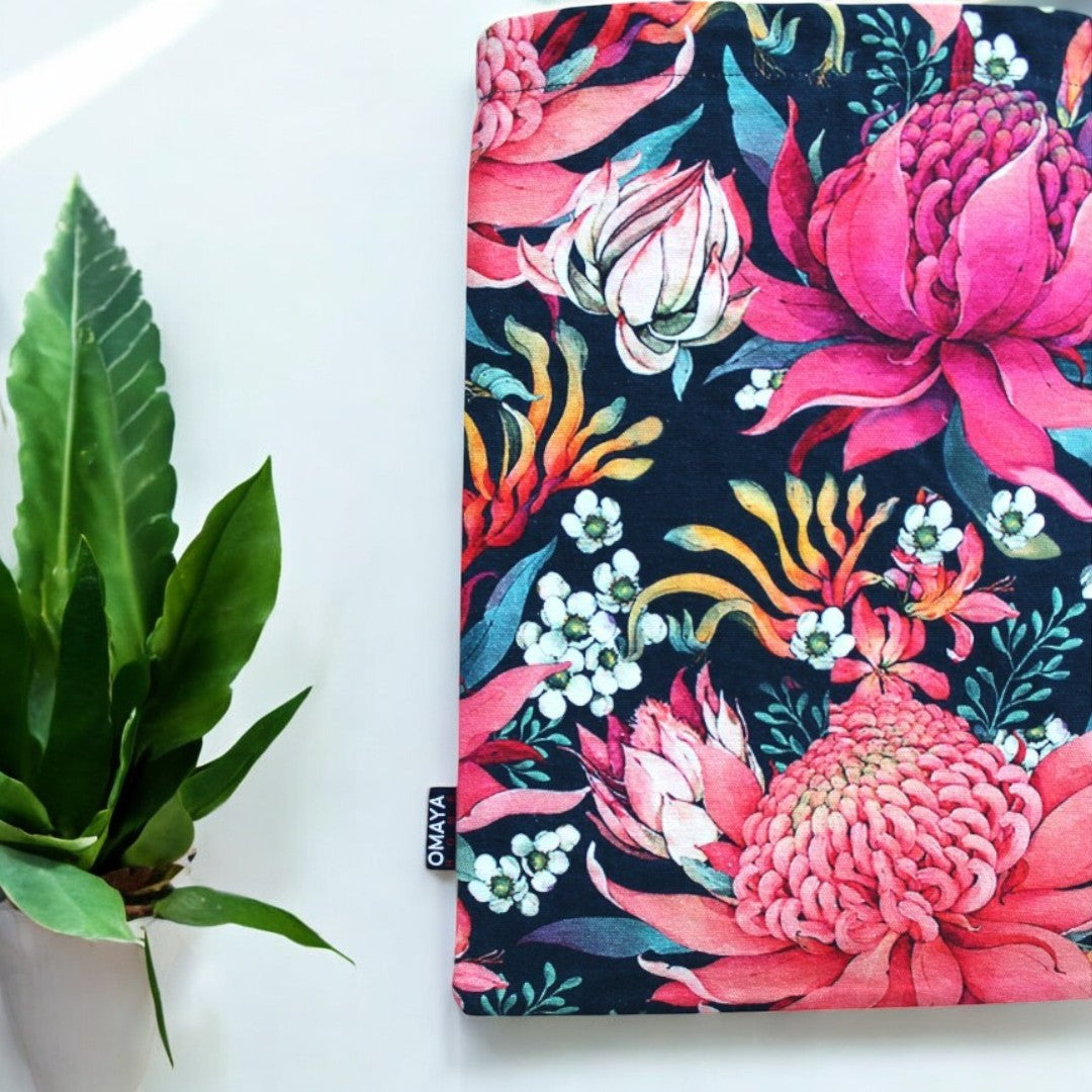 Blossom Elegance Tote Bag – Floral Chic Design Cotton Canvas Tote Bag 34x36 Cms