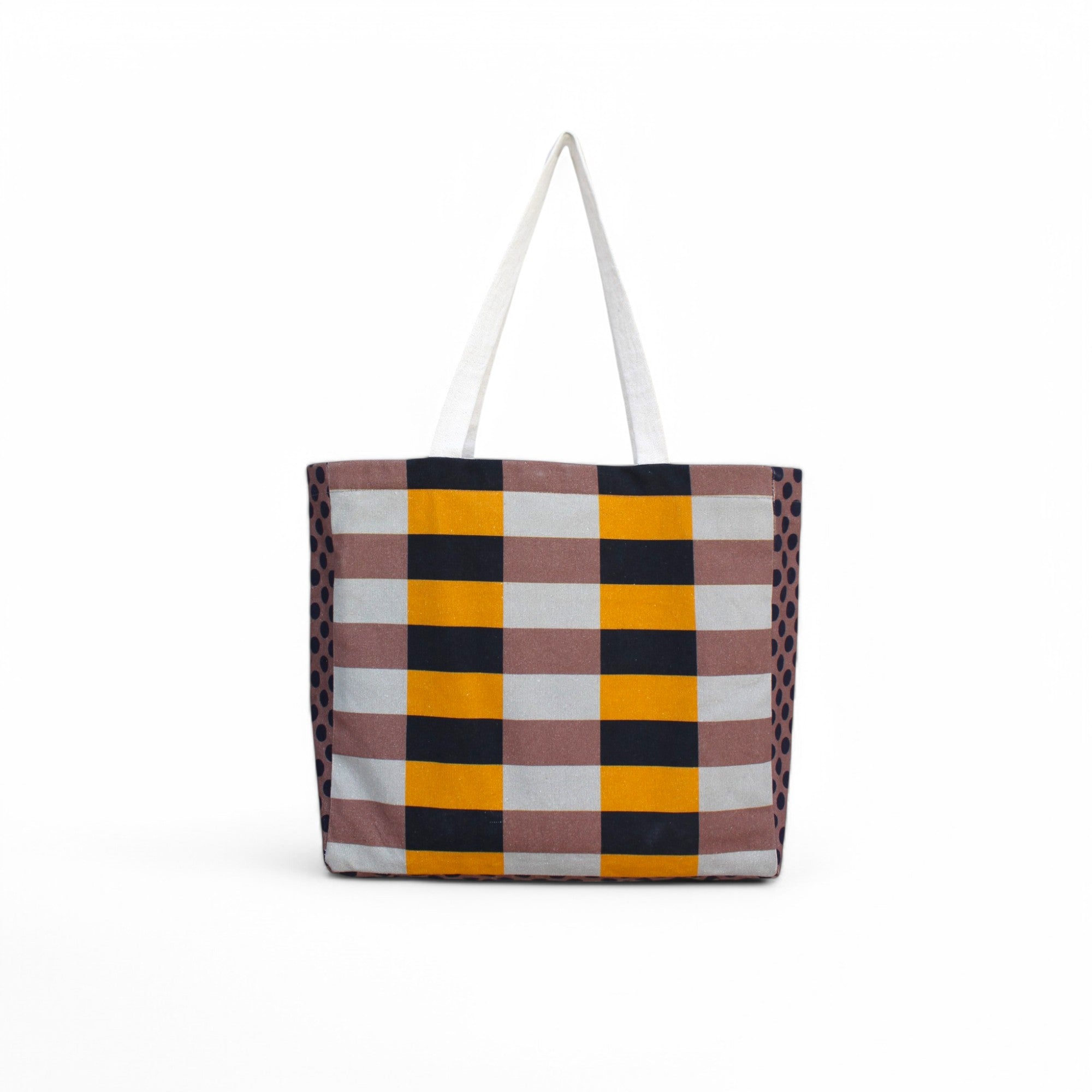 House of Omaya ( C )Alphabet Printed Customizable Embroidery Name Initial Canvas Tote bag 34x36 cm. Personalized tote bag Name Initial tote bag