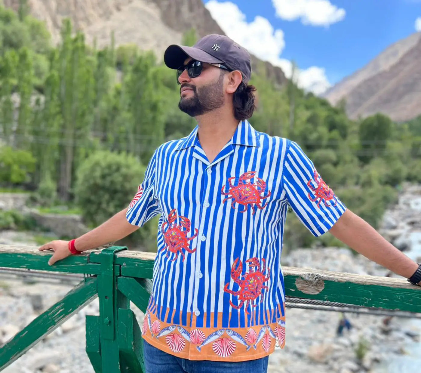 The Red Crab Shirt House of Omaya