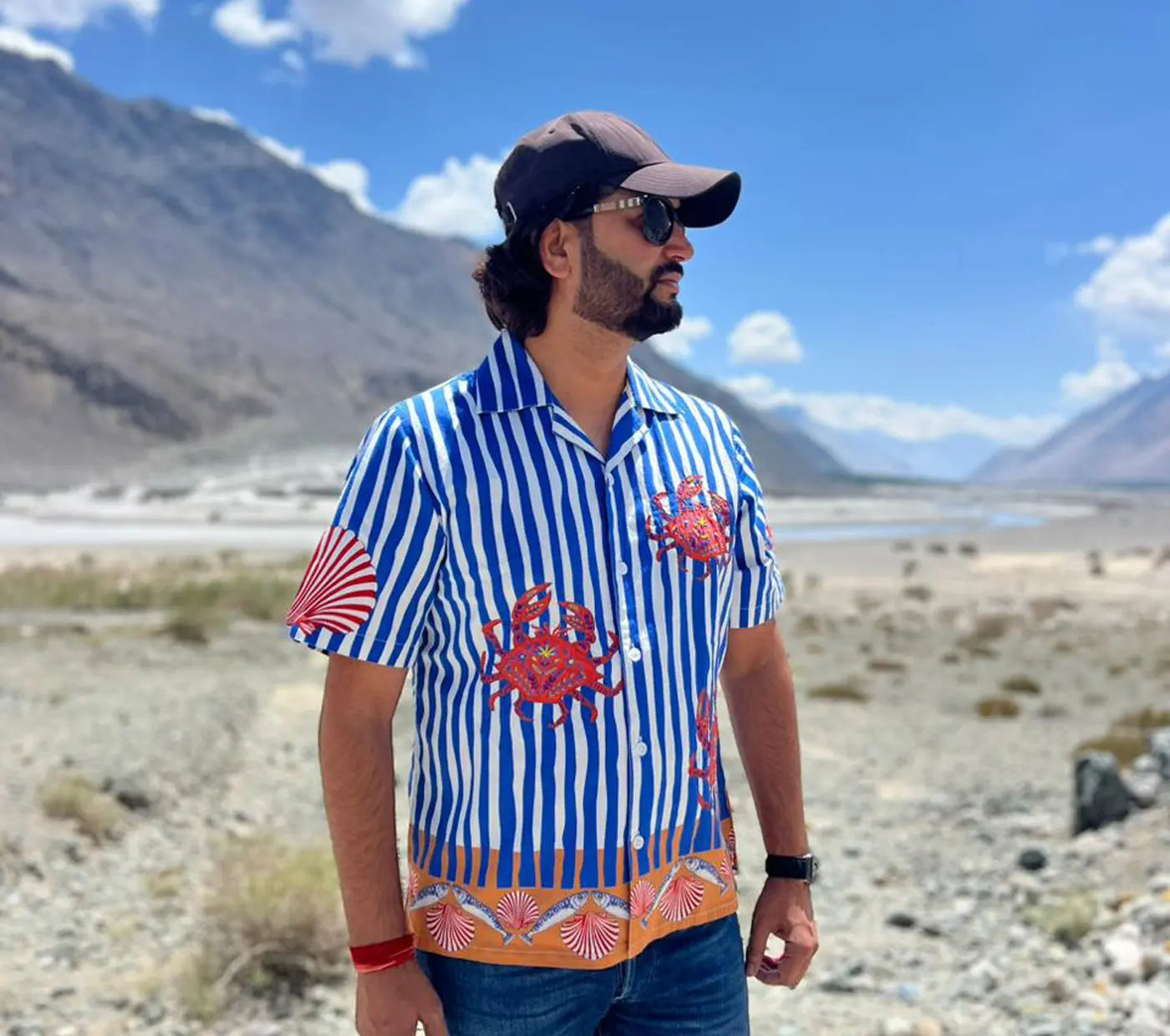 The Red Crab Shirt House of Omaya