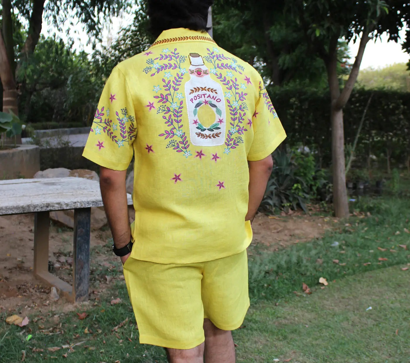 Positano Shirt and Shorts  Resort Set. House of Omaya