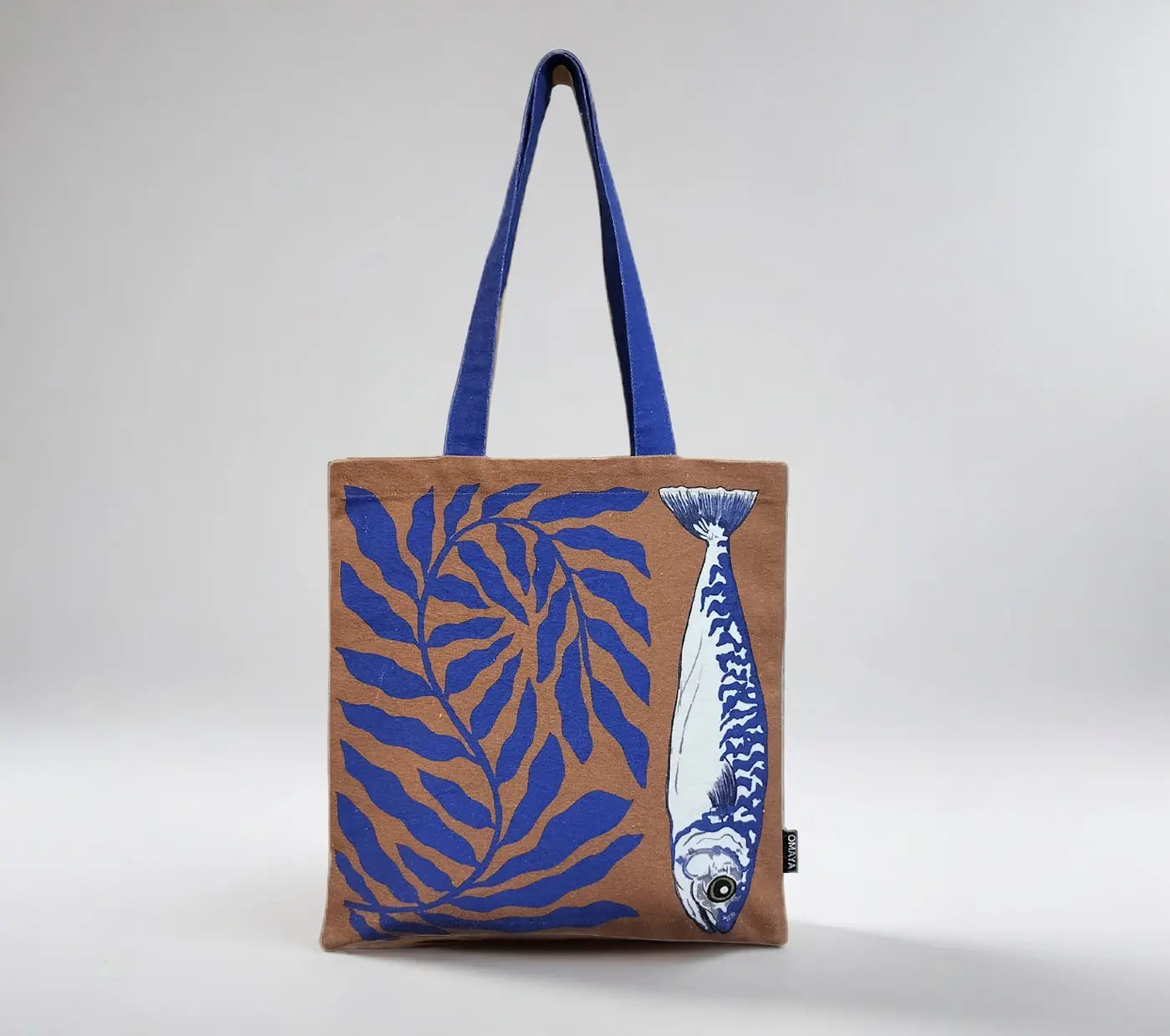 Sardine Print Tote bag 34x36 cm. House of Omaya